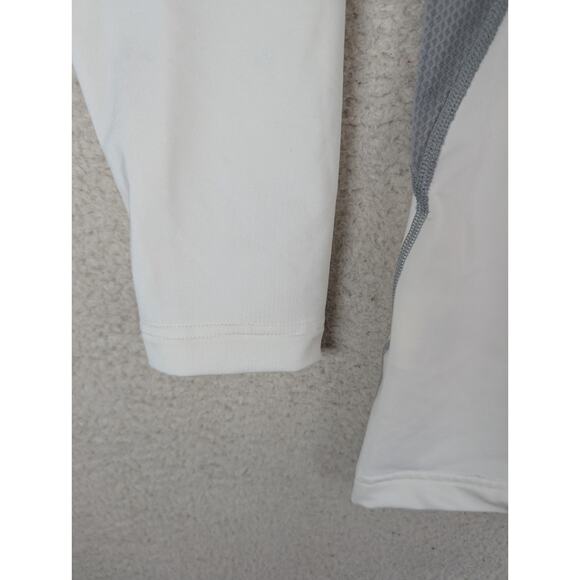 Nike Pro Combat Shirt Mens Medium White Hyperwarm Dri Fit Fitted 479925-100 - Picture 14 of 16